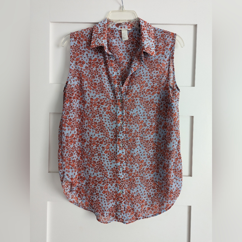 H&M sleeveless blouse size 14